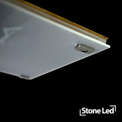 Illuminated stone sheet - Tiles to measure
