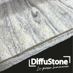 Illuminated stone sheet - Tiles to measure