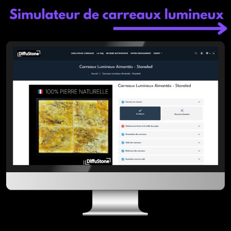 Carreaux Lumineux Aimantés - DiffuStone