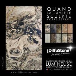 Crédence Lumineuse Sur-Mesure En Pierre Naturelle