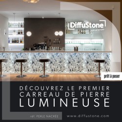 Comptoir Lumineux Sur-Mesure En Pierre Naturelle