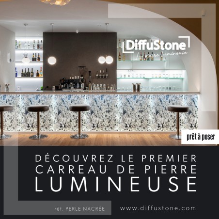 Comptoir Lumineux Sur-Mesure En Pierre Naturelle
