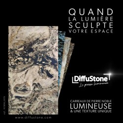 Revêtement Mural Lumineux En Pierre Naturel