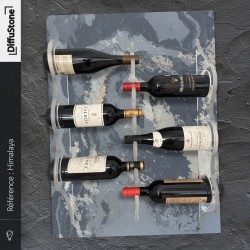 Portabotellas de piedra luminosa HIMALAYA - diseño DiffuStone