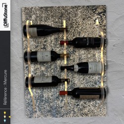 Flaschenhalter aus leuchtendem MERCURE-Stein - DiffuStone®-Design