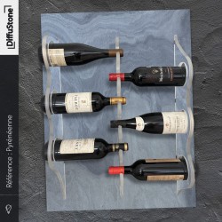 Flaschenhalter aus leuchtendem Stein PYRENEENNE - DiffuStone® Design