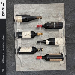 ROSE DES SABLES luminous stone bottle holder - DiffuStone® design