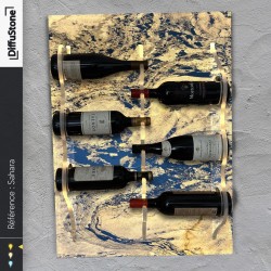 Porte-bouteilles en pierre lumineuse SAHARA  – Design DiffuStone®