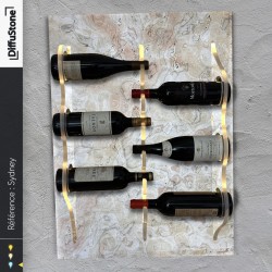 SYDNEY portabottiglie in pietra luminosa - Design DiffuStone