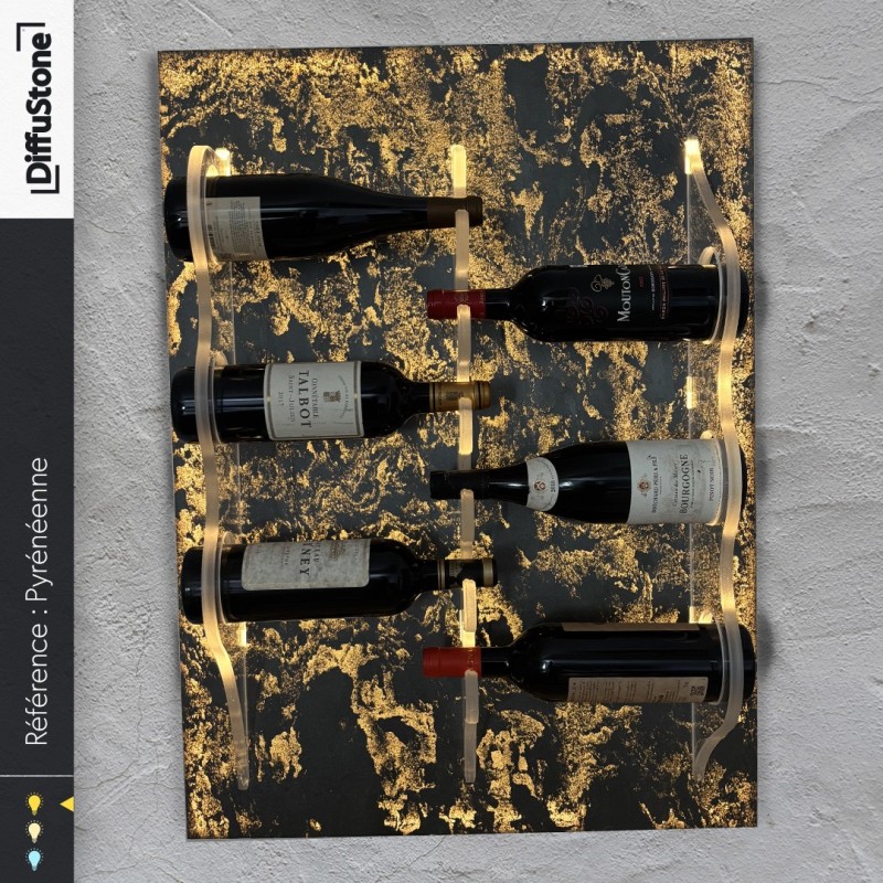 PYRENEENNE luminous stone bottle holder - DiffuStone® design