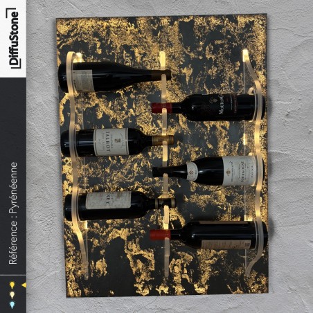 PYRENEENNE luminous stone bottle holder - DiffuStone® design