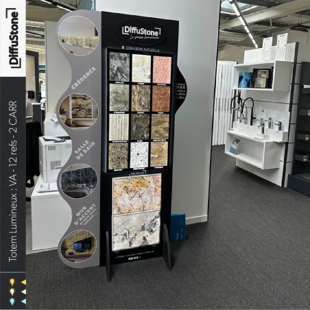 Présentoir Vertical – Design DiffuStone®