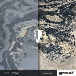 HIMALAYA - TRANSLUCIDE - Feuille de Pierre DiffuStone