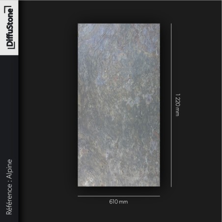 Alpine - TRANSLUCIDE - Feuille de Pierre DiffuStone