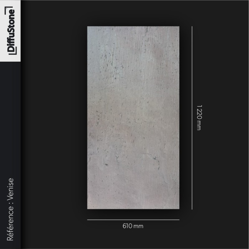 Venise - TRANSLUCIDE - Feuille de Pierre DiffuStone