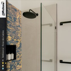 Rose Des Sables - TRANSLUCIDE - Feuille de Pierre DiffuStone -1220x2440mm