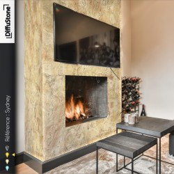 SYDNEY  - TRANSLUCIDE - Feuille de Pierre DiffuStone -1220x2440mm