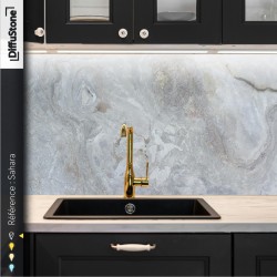 SAHARA - TRANSLUCIDE - Feuille de Pierre DiffuStone -1220x2440mm