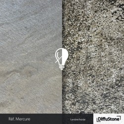 Mercure   - TRANSLUCIDE - Feuille de Pierre DiffuStone -1220x2440mm
