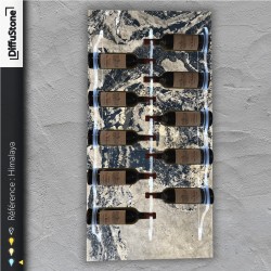 HIMALAYA Leuchtstein-Flaschenhalter - DiffuStone® Design