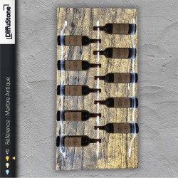 Leuchtstein-Flaschenhalter Marmor Antik- DiffuStone® Design