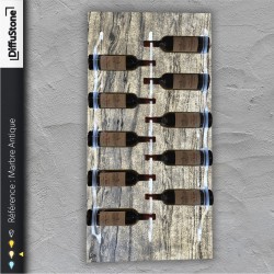 Leuchtstein-Flaschenhalter Marmor Antik- DiffuStone® Design