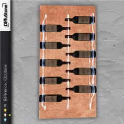 Porte-bouteilles en pierre lumineuse OCCITANE – Design DiffuStone®
