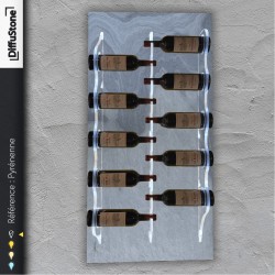 PYRENEENNE luminous stone bottle holder - DiffuStone® design