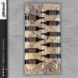 Portabottiglie in pietra luminosa PYRENEENNE - Design DiffuStone