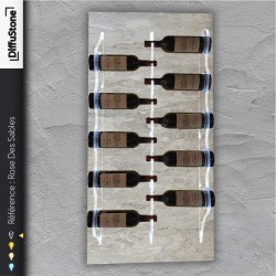 ROSE DES SABLES luminous stone bottle holder - DiffuStone® design