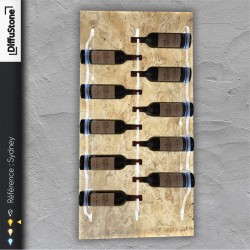 Porte-bouteilles en pierre lumineuse SYDNEY – Design DiffuStone®