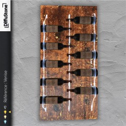 VENEZIA portabottiglie in pietra luminosa - Design DiffuStone