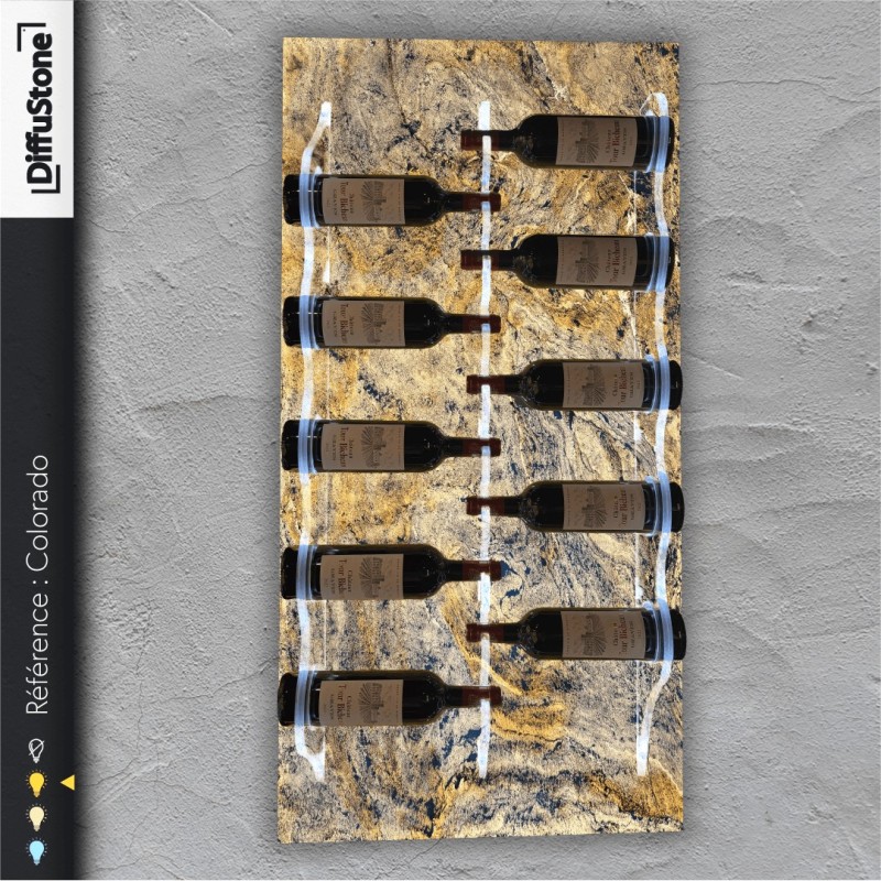 COLORADO luminous stone bottle holder - DiffuStone® design