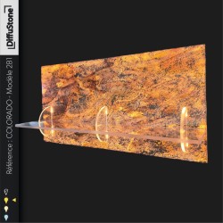 Etagère lumineuse en pierre - Modèle 2B1