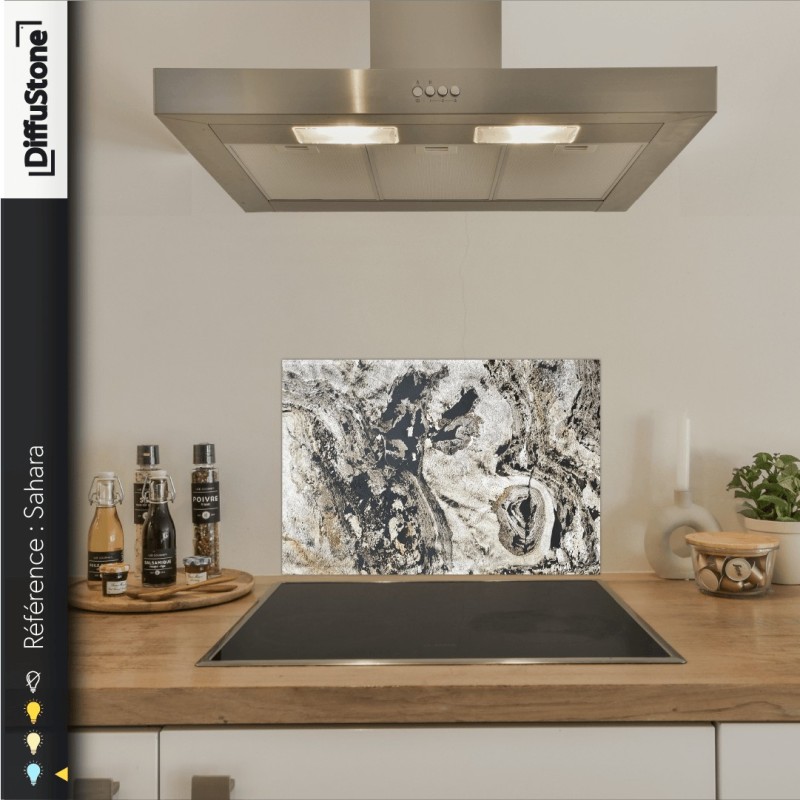 Fond de hotte DiffuStone – Sahara – 60 × 45 cm