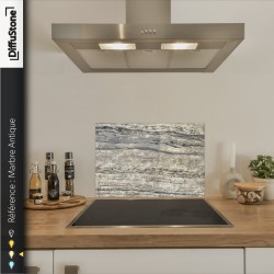 Fond de hotte DiffuStone – Marbre Antique – 60 × 45 cm