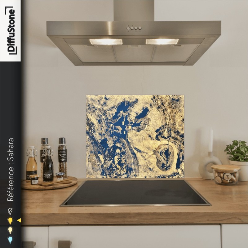 Fond de hotte DiffuStone – Sahara – 60 × 60 cm