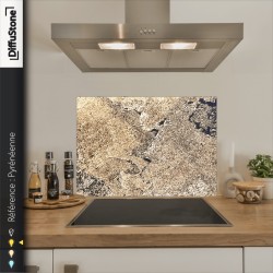 Fond de hotte DiffuStone – Pyrénéenne – 90 × 60 cm