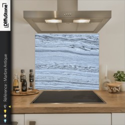 Fond de hotte DiffuStone – Marbre Antique – 90 × 90 cm