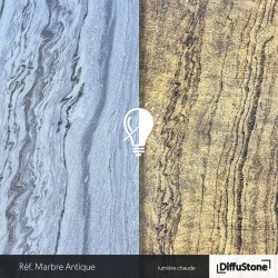 Fond de hotte DiffuStone – Marbre Antique – 90 × 90 cm