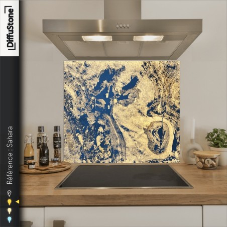 Fond de hotte DiffuStone – Sahara – 90 × 90 cm