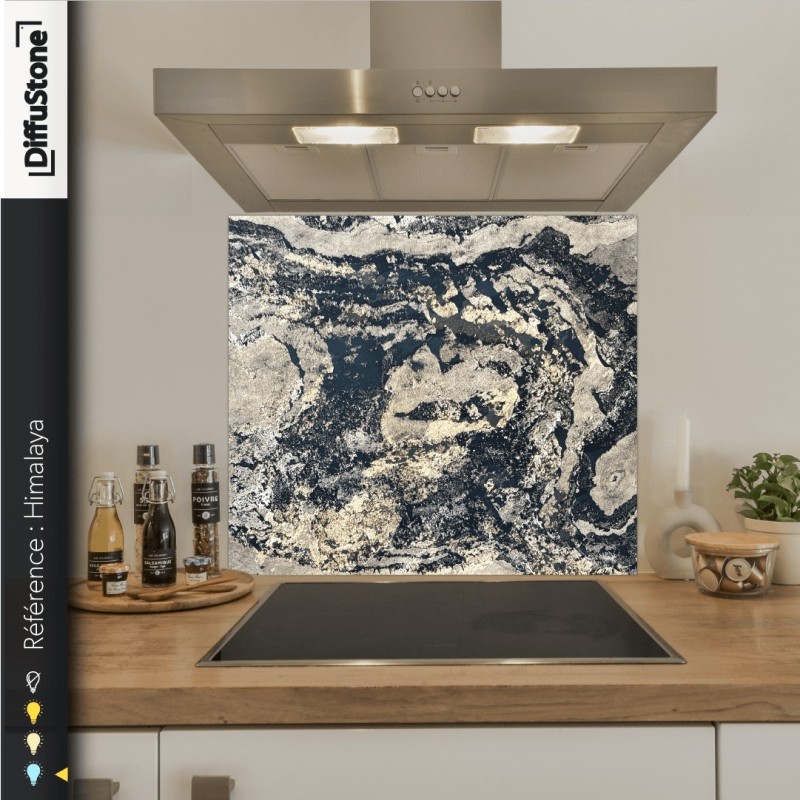 Fond de hotte DiffuStone – Himalaya – 90 × 90 cm